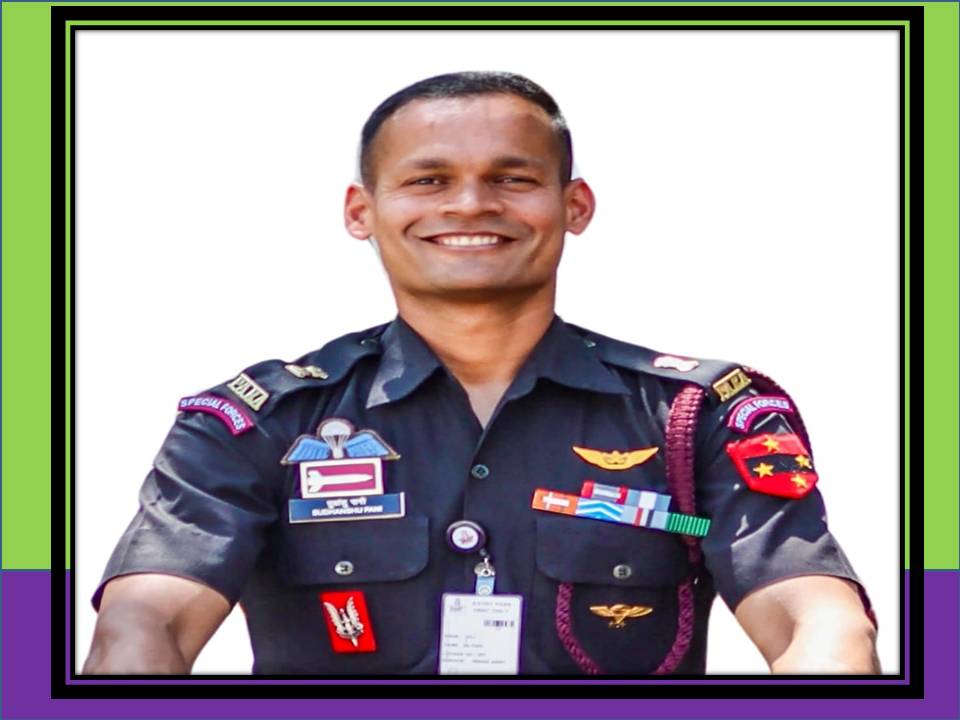 କଳାହାଣ୍ଡିର ଯୋଗ୍ୟ ପୁତ୍ର ମେଜର ସୁଧାଂଶୁ ପାଣି ବୀରତ୍ବ ସେନାପଦକ ପାଇଁ ରାଷ୍ଟ୍ରପତିଙ୍କ ଦ୍ଵାରା ମନୋନୀତ